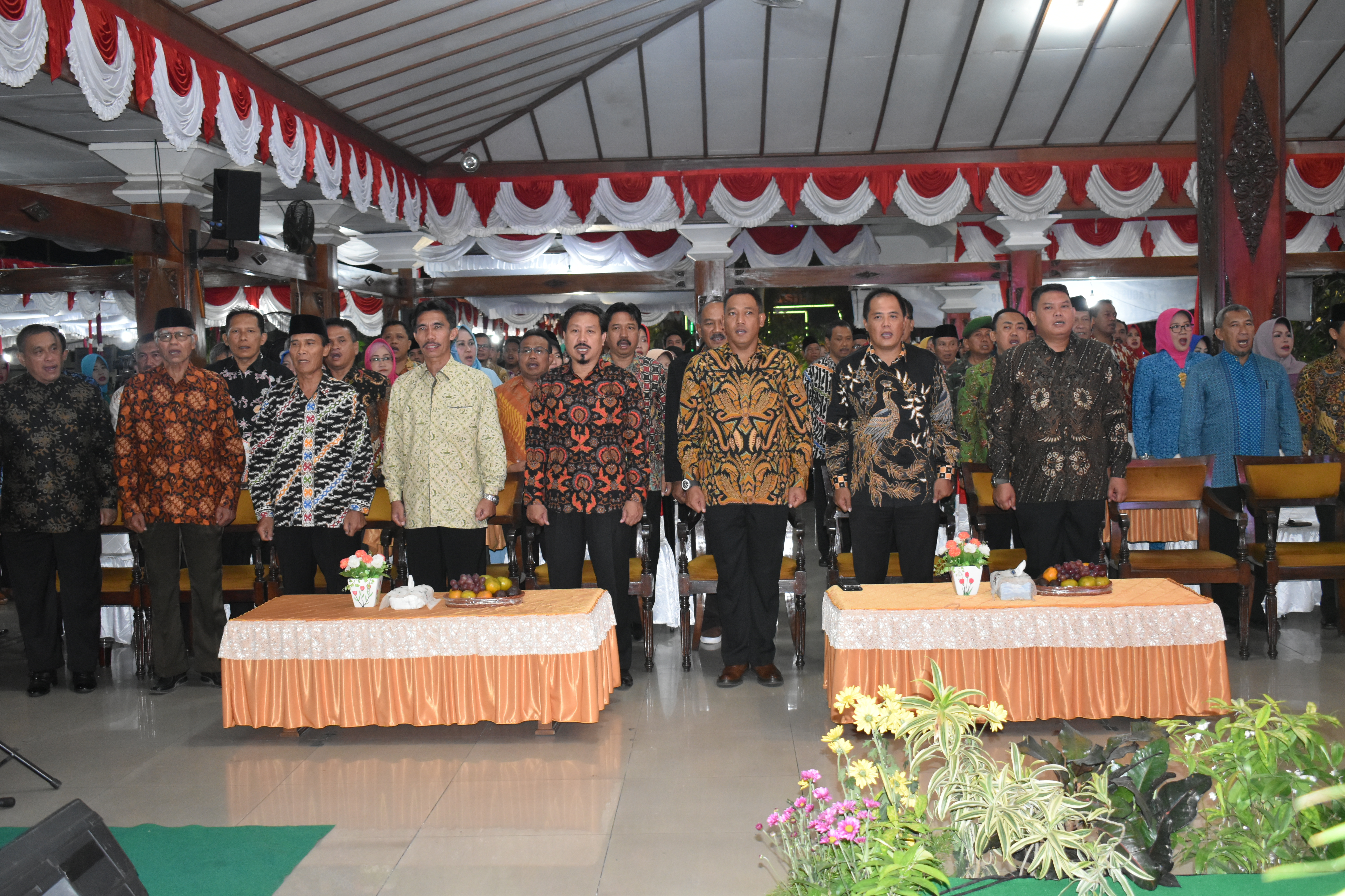 Resepsi Dalam Rangka Peringatan HUT Ke-73 Kemerdekaan Republik Indonesia Kabupaten Karanganyar Tahun 2018