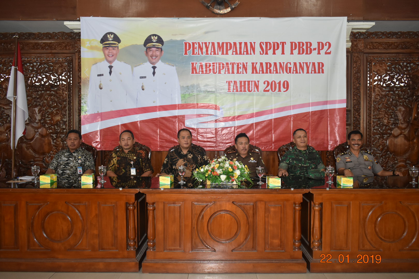 Penyampaian SPPT PBB-P2 Kabupaten Karanganyar Tahun 2019, 22 Januari 2019