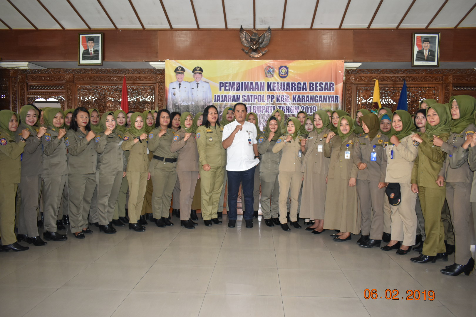 Pembinaan Keluarga Besar Jajaran Satpol PP Kabupaten Karanganyar 2019