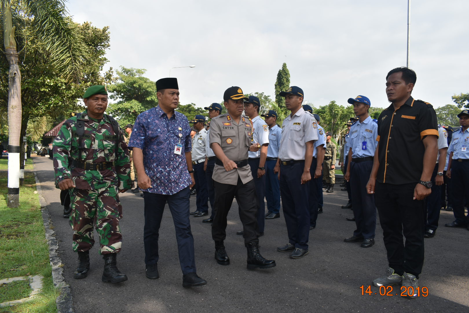Gelar Pasukan Dalam Rangka Pilkades Serentak Tahun 2019