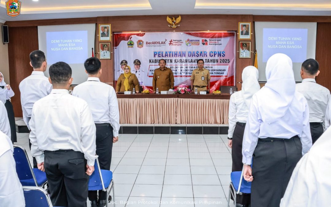 Pembukaan Pelatihan Dasar CPNS Angkatan 93 Kabupaten Karanganyar Tahun 2025